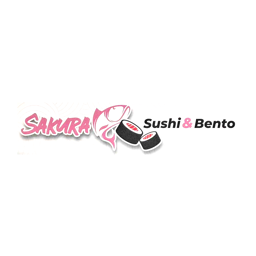 Sakura Sushi and Bento logo.